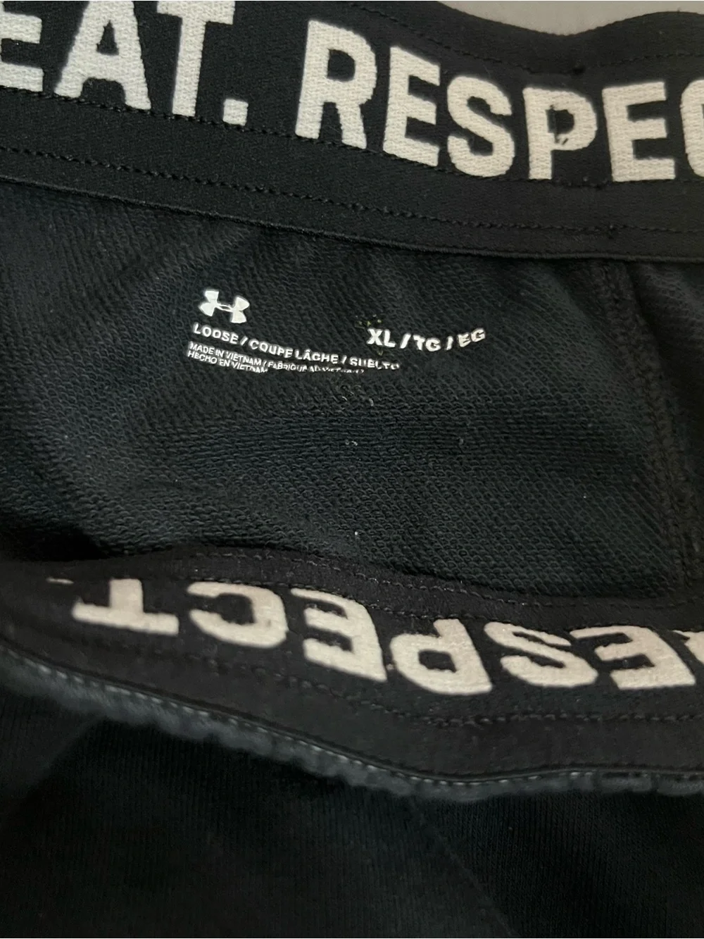 Under Armour Project Rock Sweatpants Mens XL Black Joggers